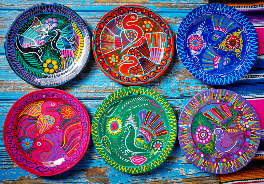 Traditional Mexican Pottery jigsaw puzzle in Puzzle of the Day puzzles on TheJigsawPuzzles.com
