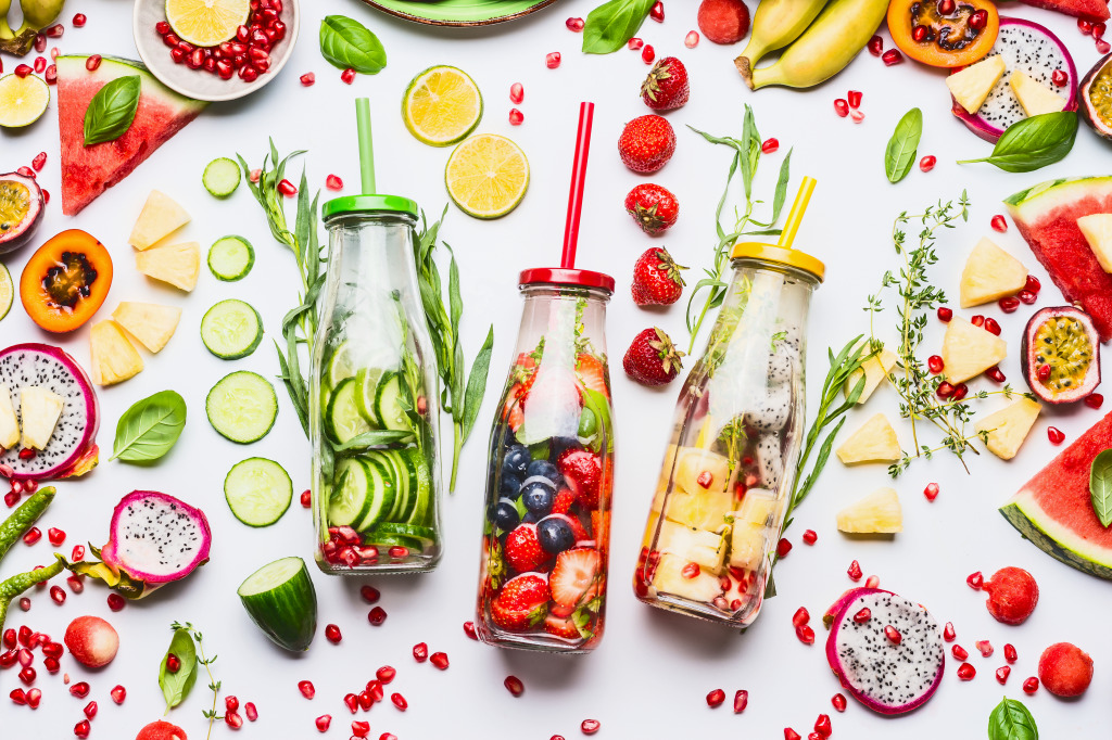 Infused Water jigsaw puzzle in Fruits & Veggies puzzles on TheJigsawPuzzles.com