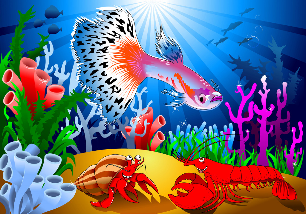 Aquarium Fish jigsaw puzzle in Under the Sea puzzles on TheJigsawPuzzles.com
