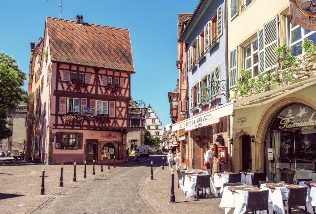 Little Venice Quarter, Colmar, France jigsaw puzzle in Puzzle of the Day puzzles on TheJigsawPuzzles.com