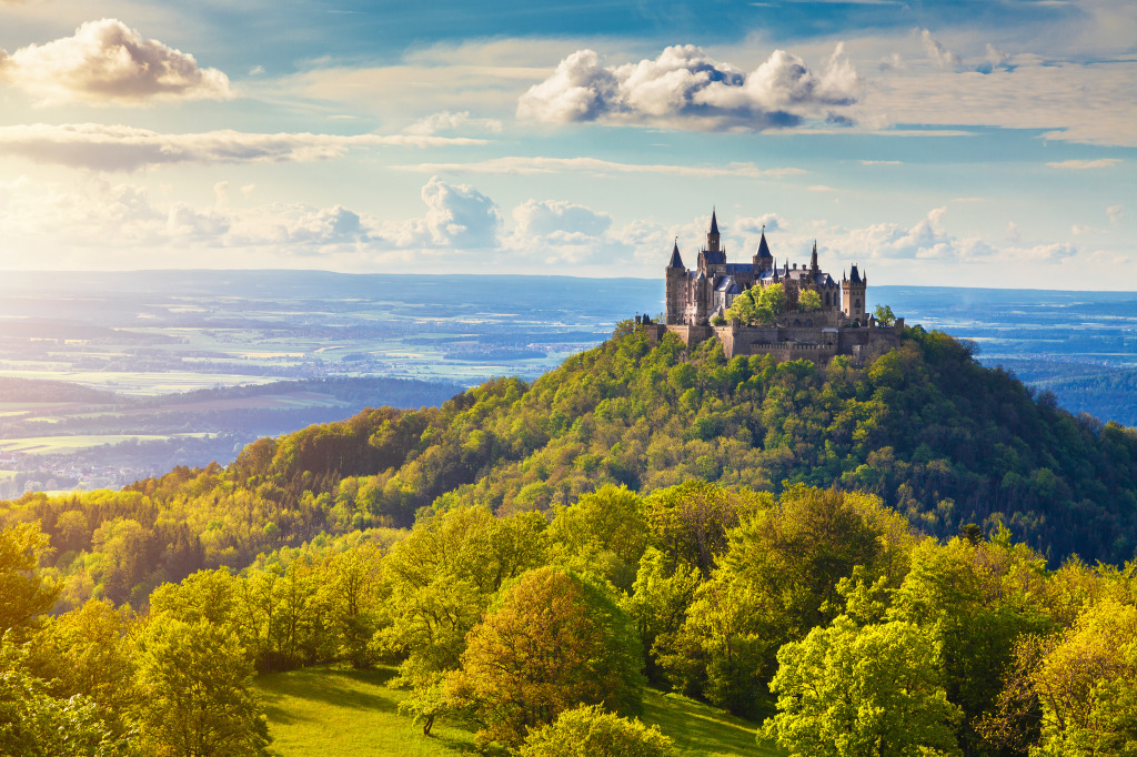 Hohenzollern Castle, Baden-Württemberg, Germany jigsaw puzzle in Great Sightings puzzles on TheJigsawPuzzles.com