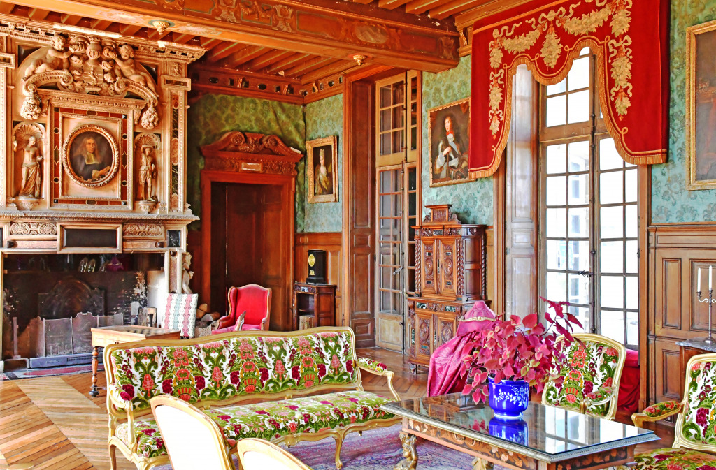 Thoiry Castle Interior, France jigsaw puzzle in Castles puzzles on TheJigsawPuzzles.com