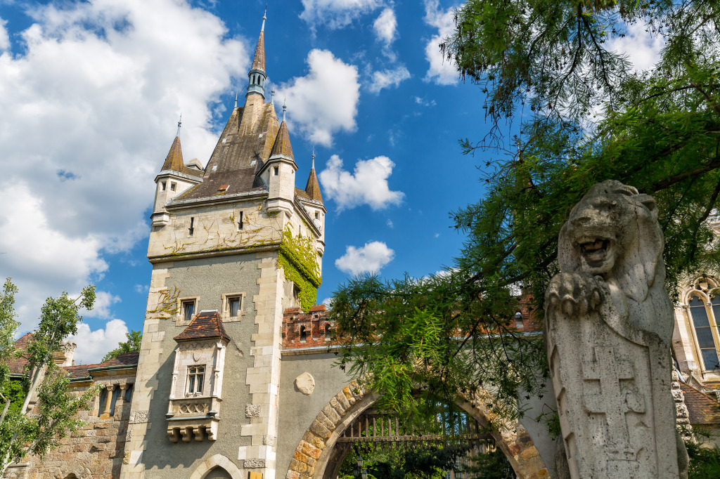 Vajdahunyad Castle, Budapest, Hungary jigsaw puzzle in Castles puzzles on TheJigsawPuzzles.com