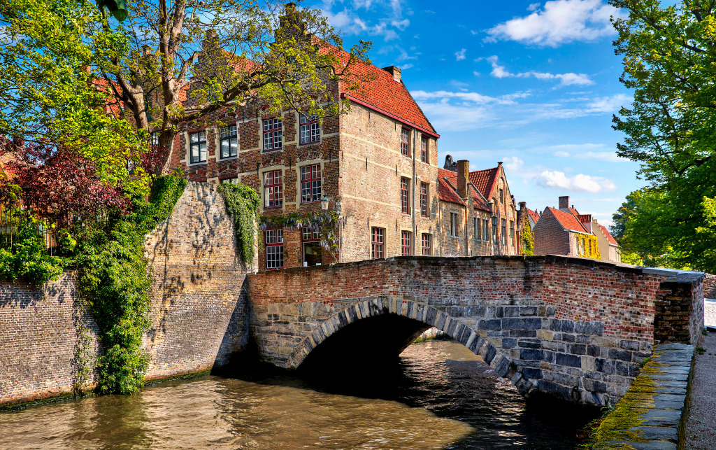 Bruges, Belgium jigsaw puzzle in Bridges puzzles on TheJigsawPuzzles.com