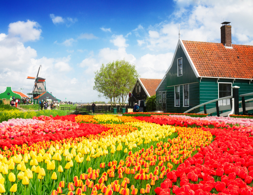 Rural Dutch Scenery jigsaw puzzle in Great Sightings puzzles on TheJigsawPuzzles.com