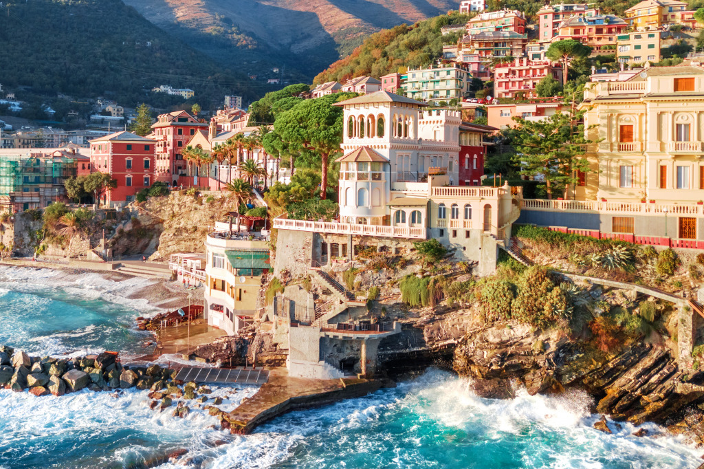 Bogliasco, Liguria, Italian Riviera jigsaw puzzle in Puzzle of the Day puzzles on TheJigsawPuzzles.com