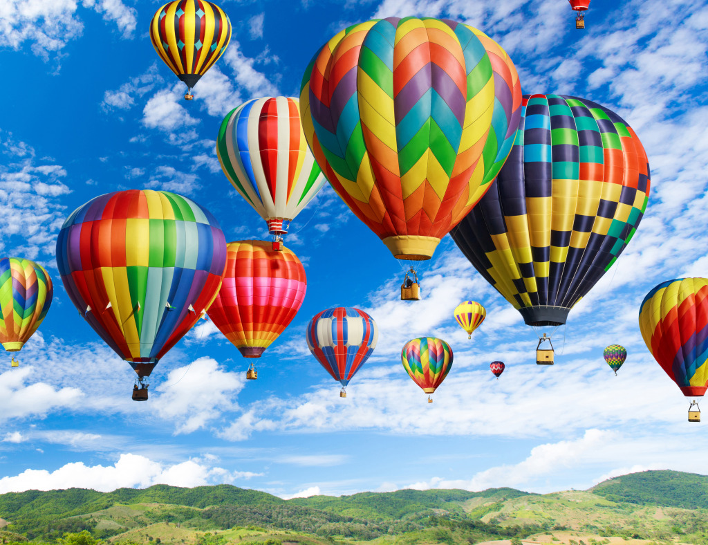 Hot Air Balloons jigsaw puzzle in Aviation puzzles on TheJigsawPuzzles.com