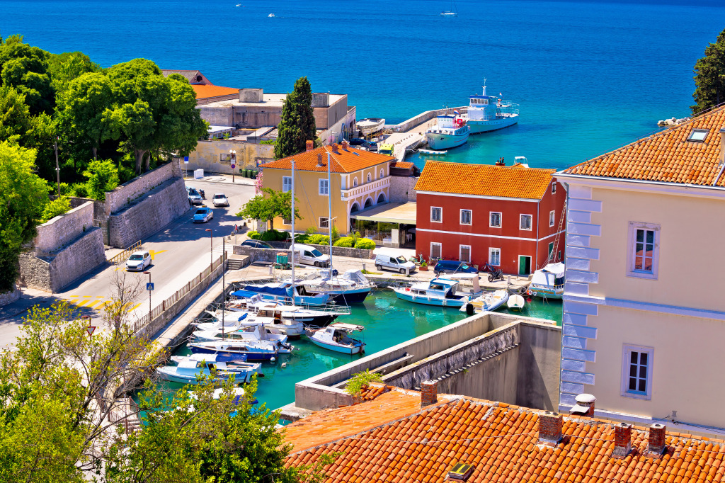 Fosa Harbor in Zadar, Croatia jigsaw puzzle in Street View puzzles on TheJigsawPuzzles.com