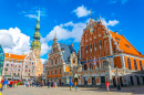 Ratslaukums Square, Riga, Latvia