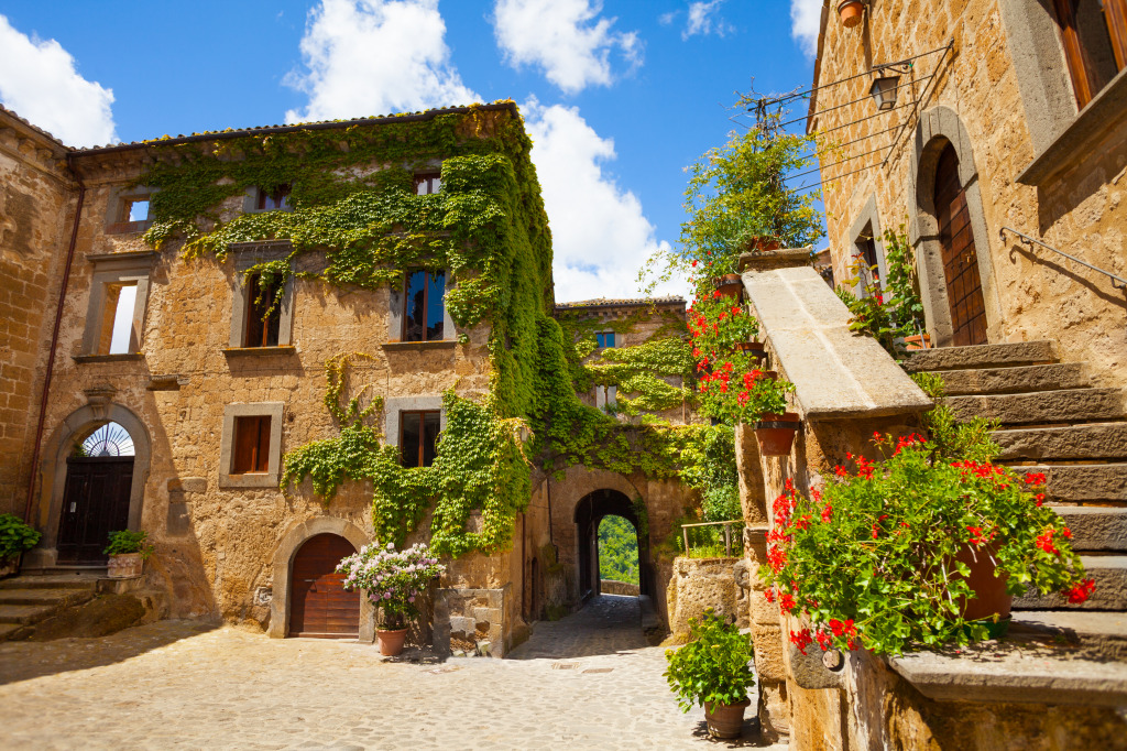 Bagnoregio Town, Lazio, Italy jigsaw puzzle in Street View puzzles on TheJigsawPuzzles.com