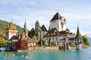 Oberhofen Castle, Lake Thun, Switzerland