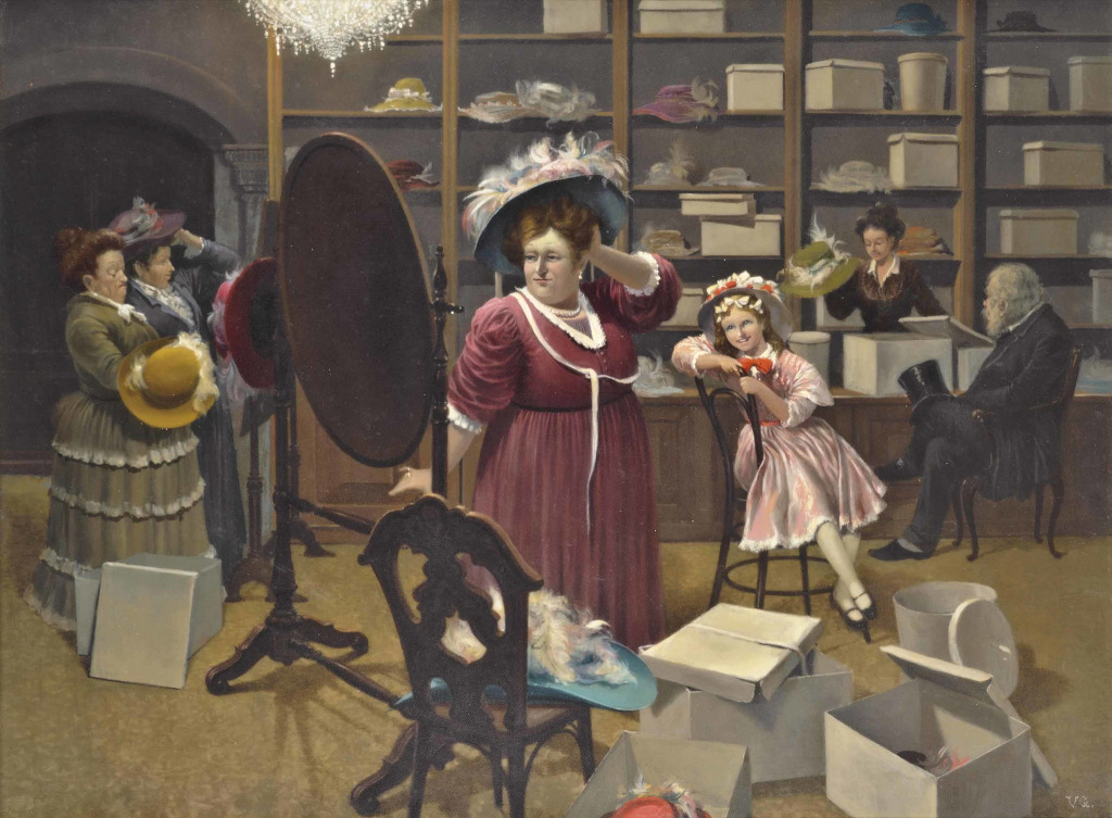 At The Milliner’s jigsaw puzzle in Piece of Art puzzles on TheJigsawPuzzles.com