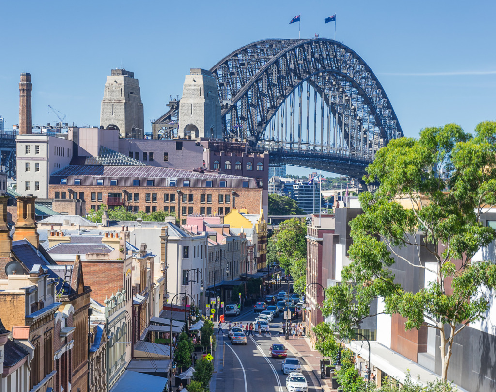 Sydney Harbor Bridge jigsaw puzzle in Bridges puzzles on TheJigsawPuzzles.com