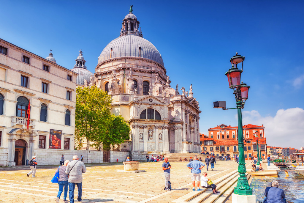 Santa Maria della Salute, Venice, Italy jigsaw puzzle in Street View puzzles on TheJigsawPuzzles.com