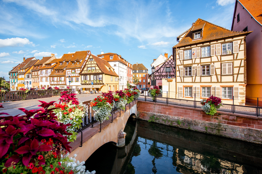 Colmar, Alsace, France jigsaw puzzle in Bridges puzzles on TheJigsawPuzzles.com