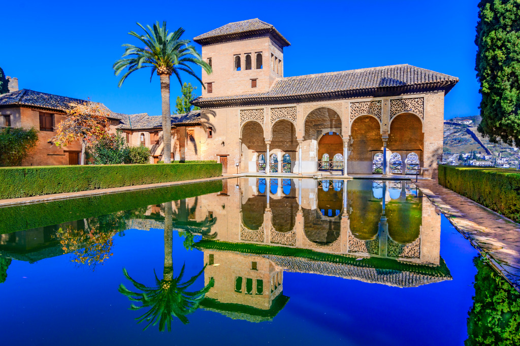 The Palace of the Partal, Alhambra, Spain jigsaw puzzle in Castles puzzles on TheJigsawPuzzles.com