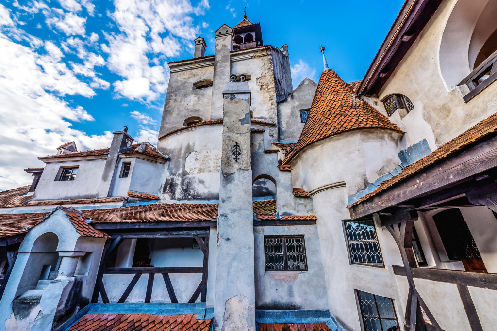 Bran Castle, Romania jigsaw puzzle in Castles puzzles on TheJigsawPuzzles.com