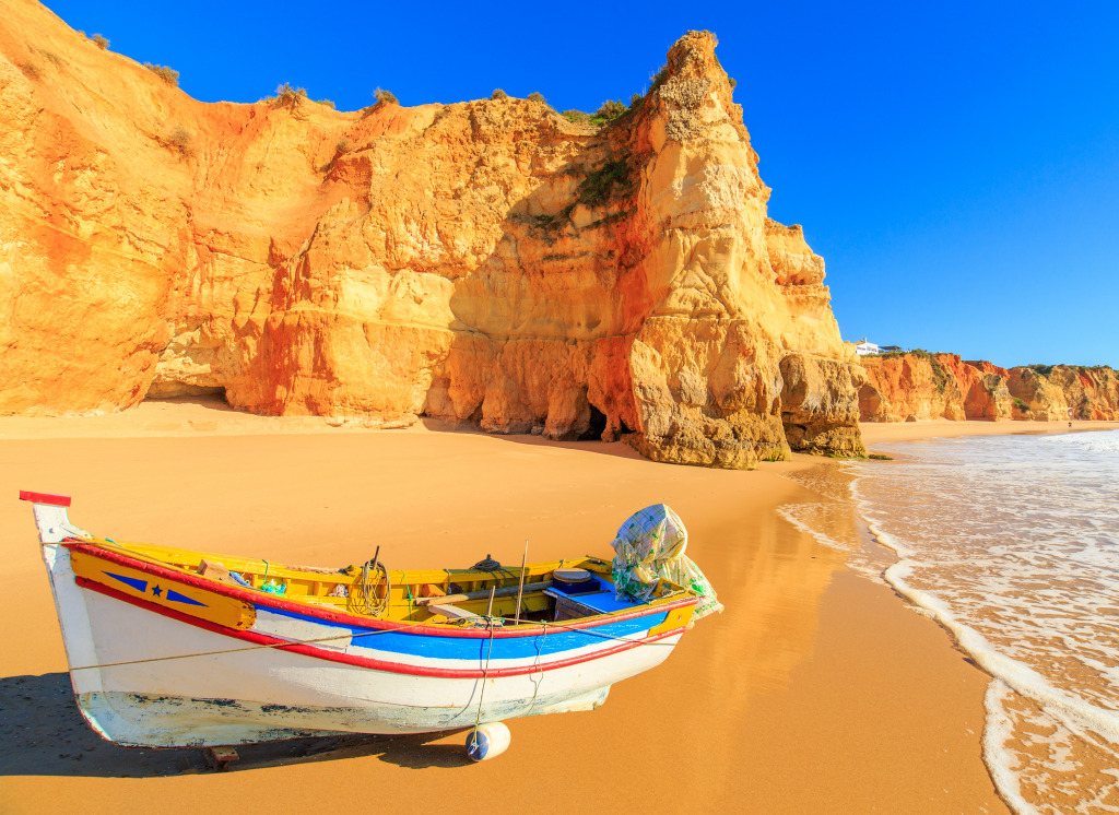 Praia da Rocha Beach, Portugal jigsaw puzzle in Great Sightings puzzles on TheJigsawPuzzles.com