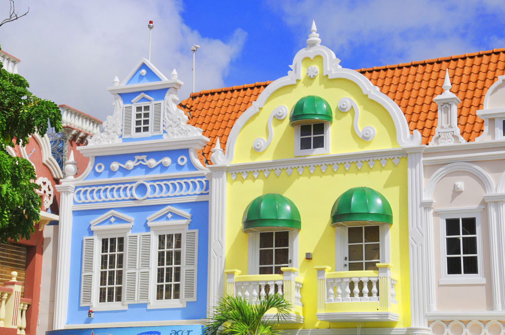 Oranjestad, Island of Aruba jigsaw puzzle in Puzzle of the Day puzzles on TheJigsawPuzzles.com