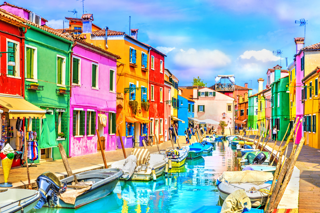 Burano Island, Venice jigsaw puzzle in Puzzle of the Day puzzles on TheJigsawPuzzles.com