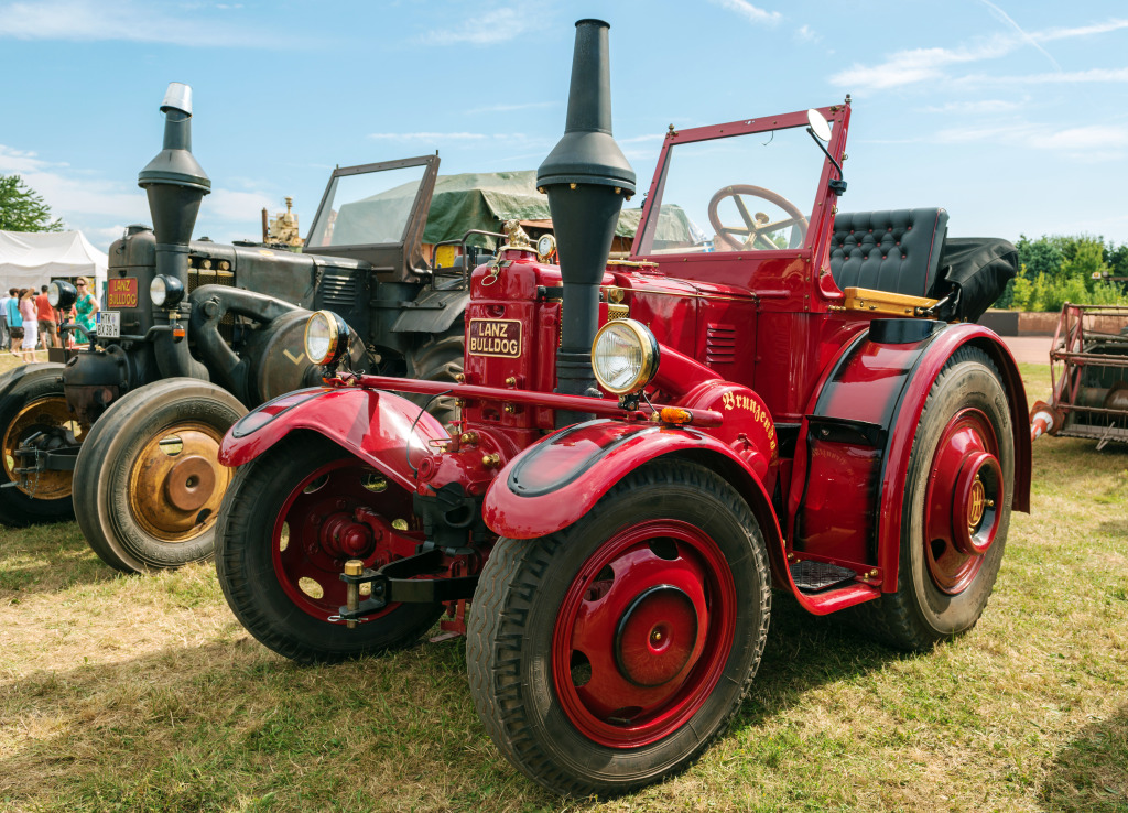 Meeting of Historic Vehicles, Diedenbergen, Germany jigsaw puzzle in Cars & Bikes puzzles on TheJigsawPuzzles.com