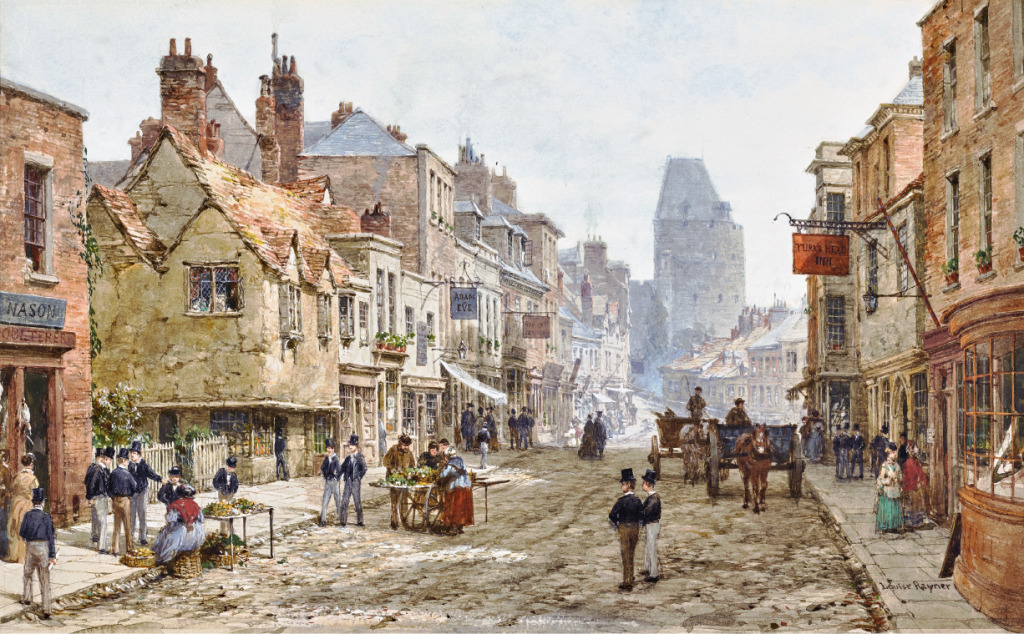The High Street at Eton jigsaw puzzle in Piece of Art puzzles on TheJigsawPuzzles.com