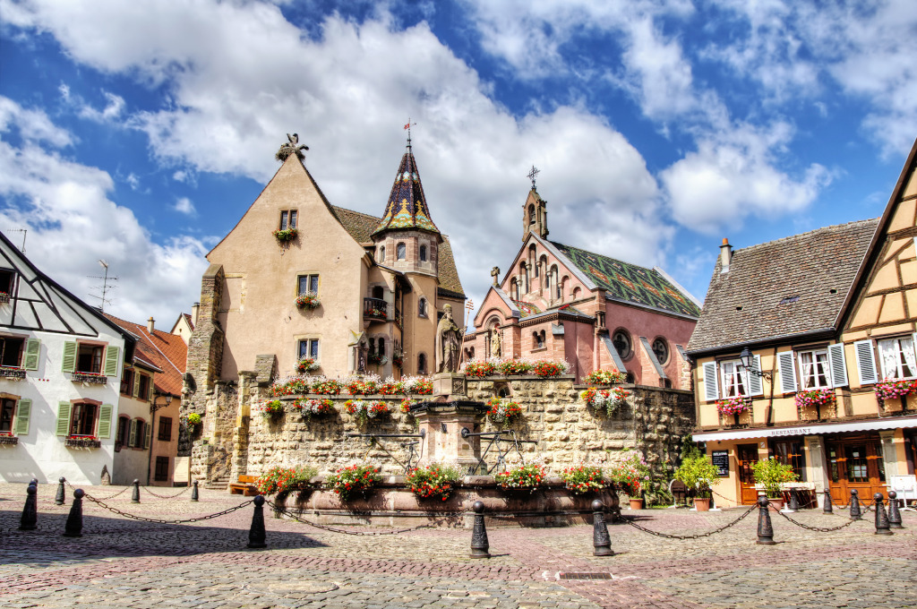 Eguisheim, France jigsaw puzzle in Street View puzzles on TheJigsawPuzzles.com