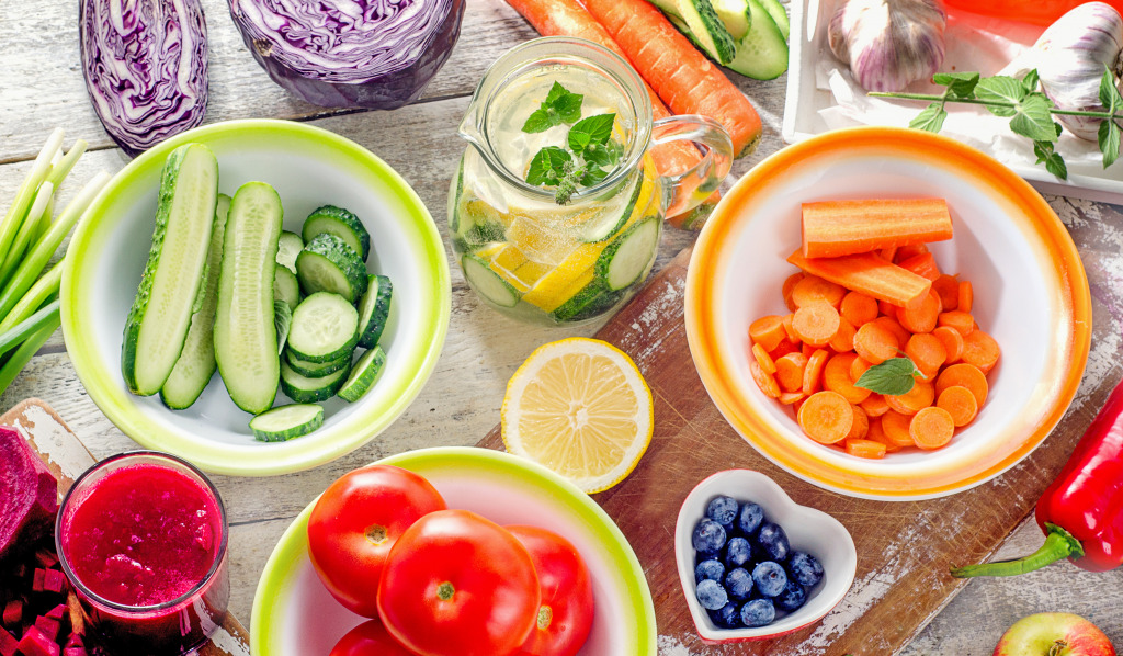 Smoothies and Infused Water jigsaw puzzle in Fruits & Veggies puzzles on TheJigsawPuzzles.com