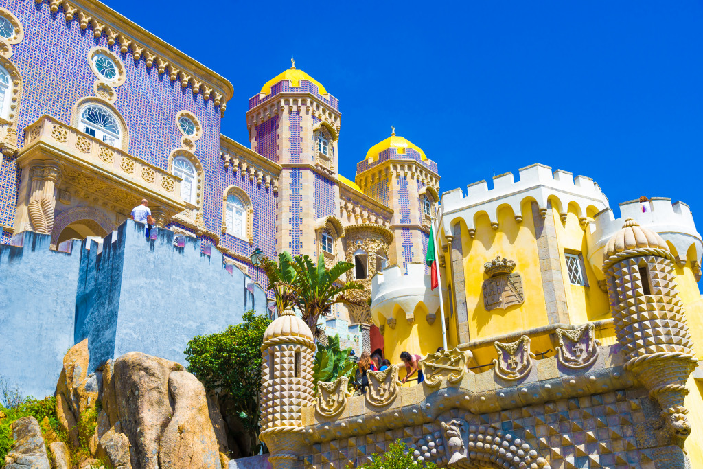 Pena National Palace, Sintra, Portugal jigsaw puzzle in Castles puzzles on TheJigsawPuzzles.com
