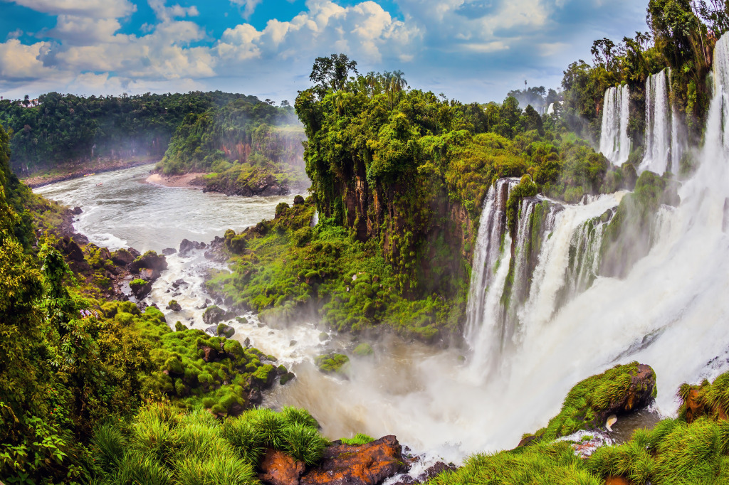 Iguazu Falls, Argentina jigsaw puzzle in Waterfalls puzzles on TheJigsawPuzzles.com