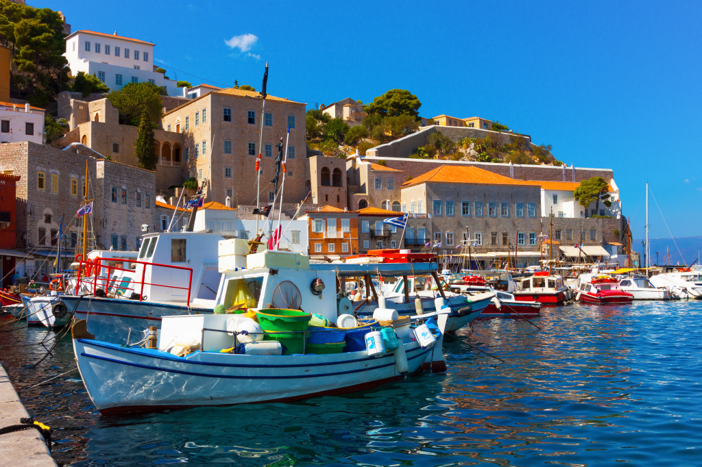 Hydra Island, Greece jigsaw puzzle in Great Sightings puzzles on TheJigsawPuzzles.com