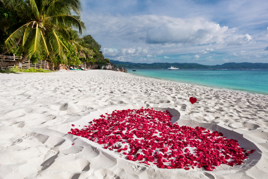 Caribbean Honeymoon jigsaw puzzle in Valentine's Day puzzles on TheJigsawPuzzles.com