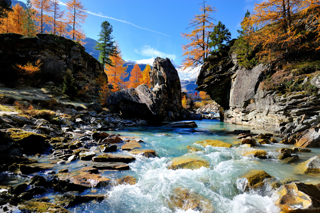 Mountain Landscape, Innergschloss, Austria jigsaw puzzle in Great Sightings puzzles on TheJigsawPuzzles.com