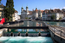 Lucerne and River Reuss, Switzerland