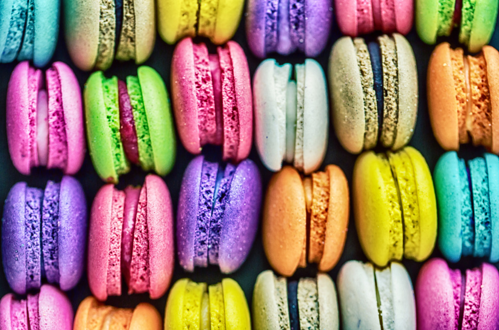 Colorful Macarons jigsaw puzzle in Food & Bakery puzzles on TheJigsawPuzzles.com