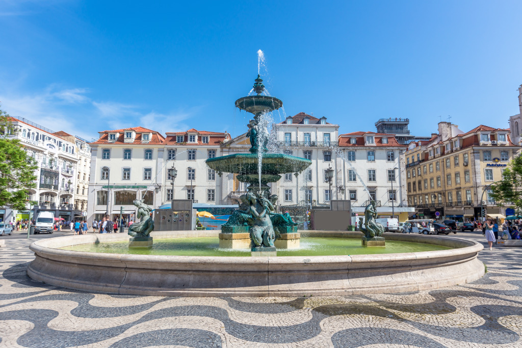 Old Town of Lisbon, Portugal jigsaw puzzle in Waterfalls puzzles on TheJigsawPuzzles.com
