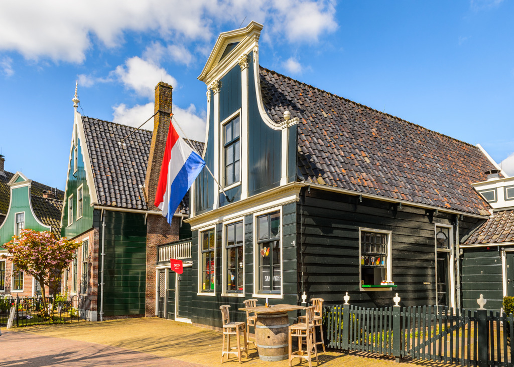 Zaanse Schans, Netherlands jigsaw puzzle in Street View puzzles on TheJigsawPuzzles.com