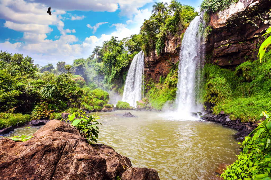 Iguazu Falls, Argentina jigsaw puzzle in Waterfalls puzzles on TheJigsawPuzzles.com