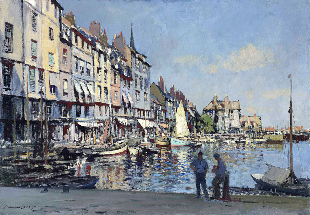 Morning Sunlight, Honfleur jigsaw puzzle in Piece of Art puzzles on TheJigsawPuzzles.com