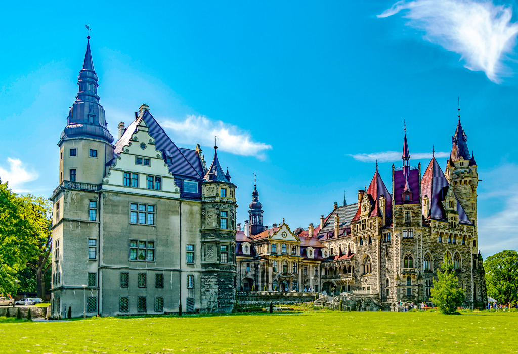 Moszna Castle, Poland jigsaw puzzle in Castles puzzles on TheJigsawPuzzles.com