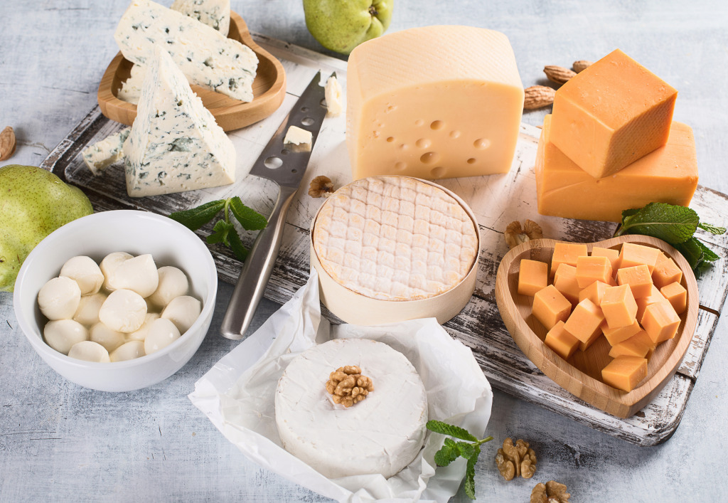 Assorted Cheese jigsaw puzzle in Food & Bakery puzzles on TheJigsawPuzzles.com