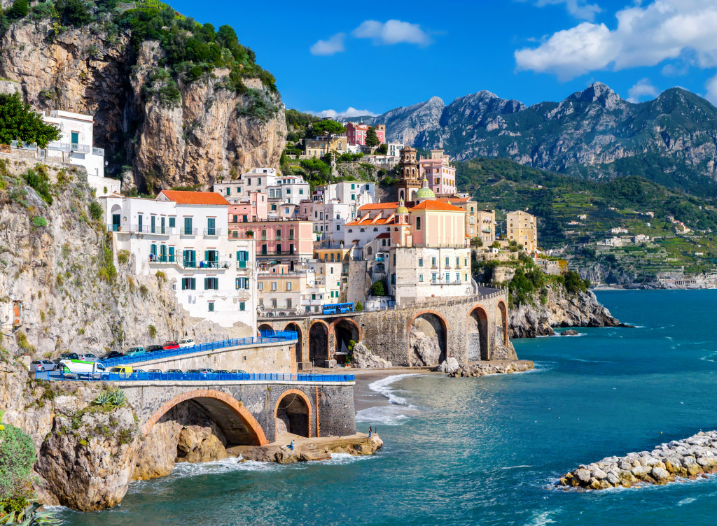 Amalfi Coast in Italy jigsaw puzzle in Great Sightings puzzles on TheJigsawPuzzles.com