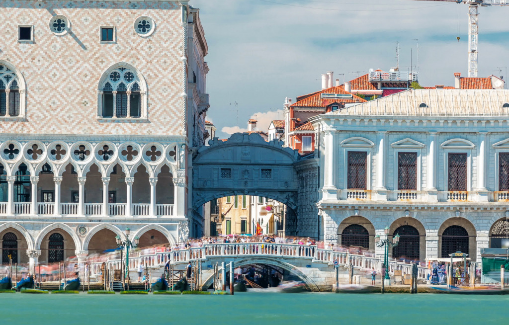 Ponte Della Paglia, Venice jigsaw puzzle in Bridges puzzles on TheJigsawPuzzles.com