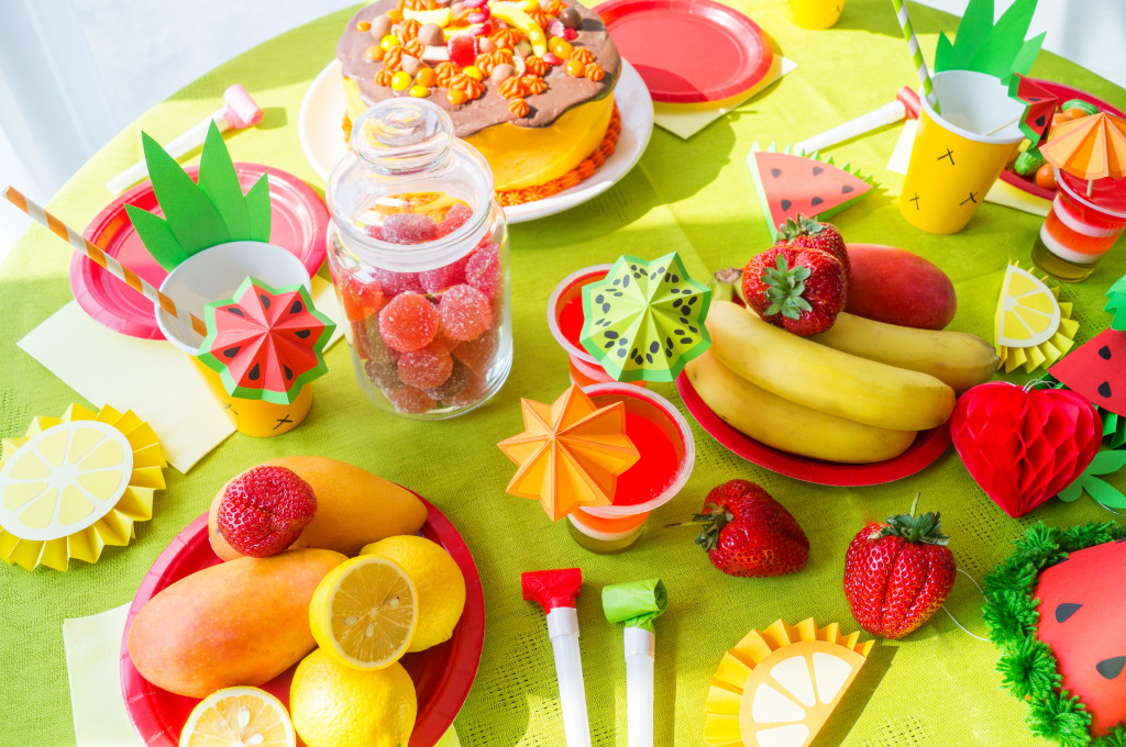 Kids Birthday Party jigsaw puzzle in Fruits & Veggies puzzles on TheJigsawPuzzles.com