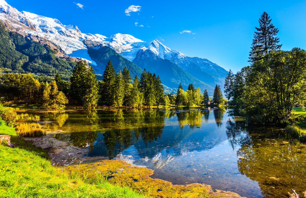 Chamonix, French Alps jigsaw puzzle in Puzzle of the Day puzzles on TheJigsawPuzzles.com
