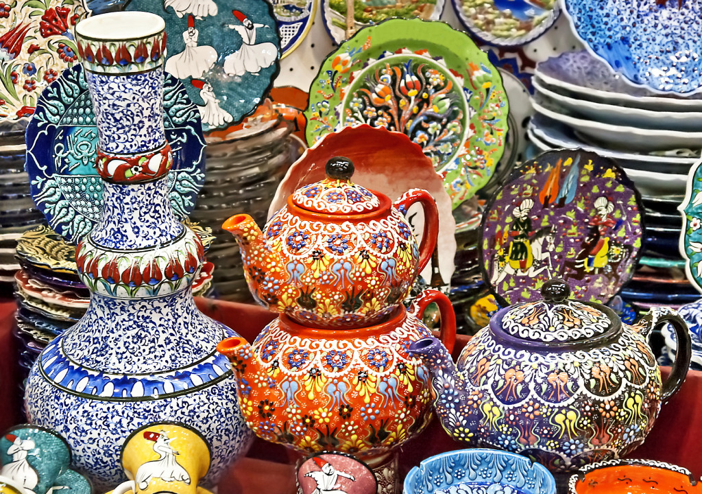 Grand Bazaar, Istanbul, Turkey jigsaw puzzle in Handmade puzzles on TheJigsawPuzzles.com