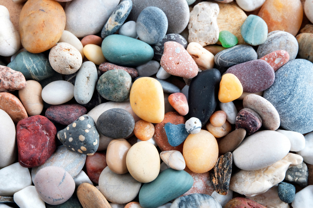 Pebbles on the Beach jigsaw puzzle in Macro puzzles on TheJigsawPuzzles.com