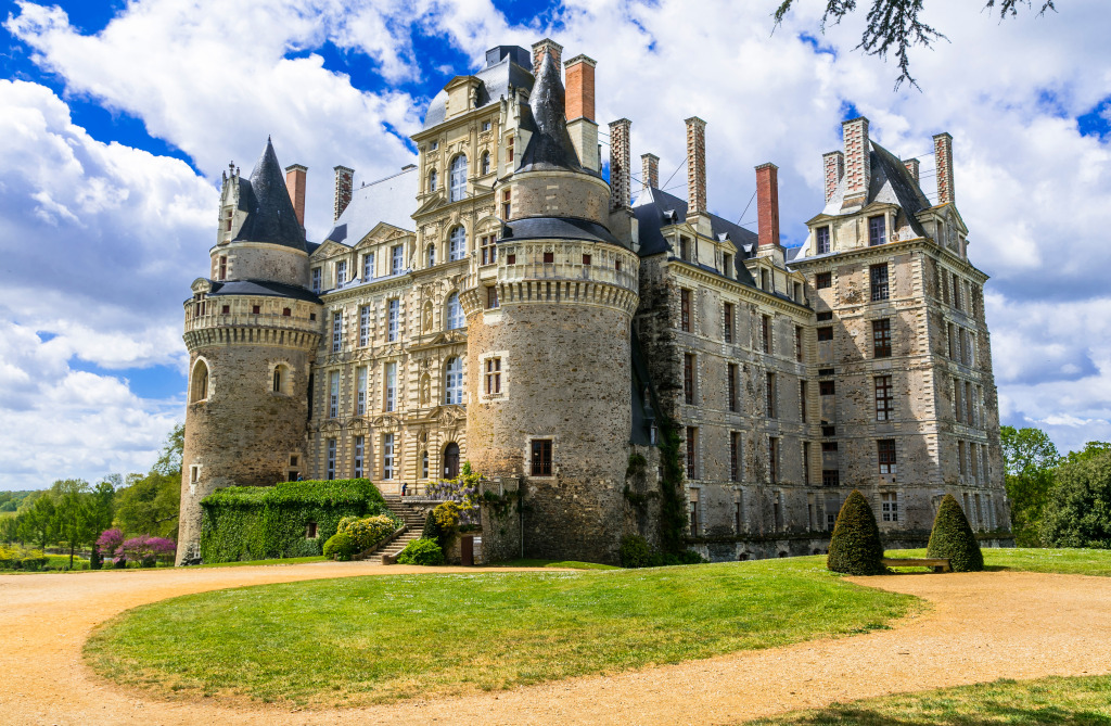 Chateau de Brissac, Loire Valley, France jigsaw puzzle in Castles puzzles on TheJigsawPuzzles.com