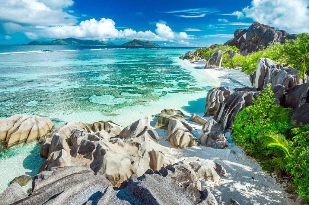 Anse Source D'Argent Beach, Seychelles jigsaw puzzle in Great Sightings puzzles on TheJigsawPuzzles.com