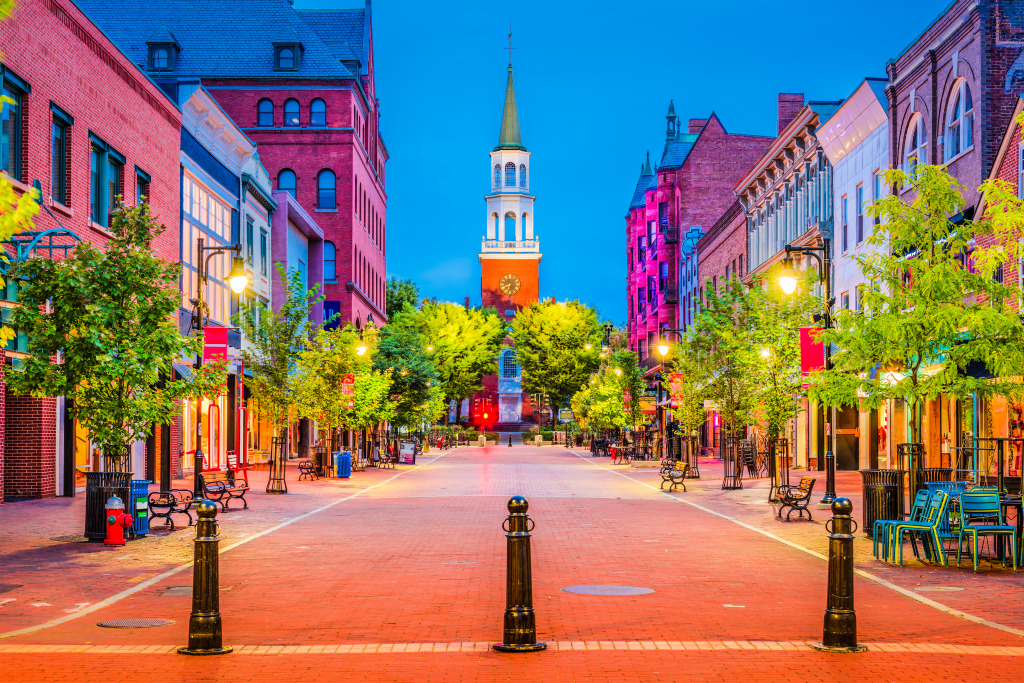 Church Street Marketplace, Burlington, Vermont jigsaw puzzle in Street View puzzles on TheJigsawPuzzles.com